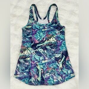 Lululemon racer back tank iridescent multi size 4